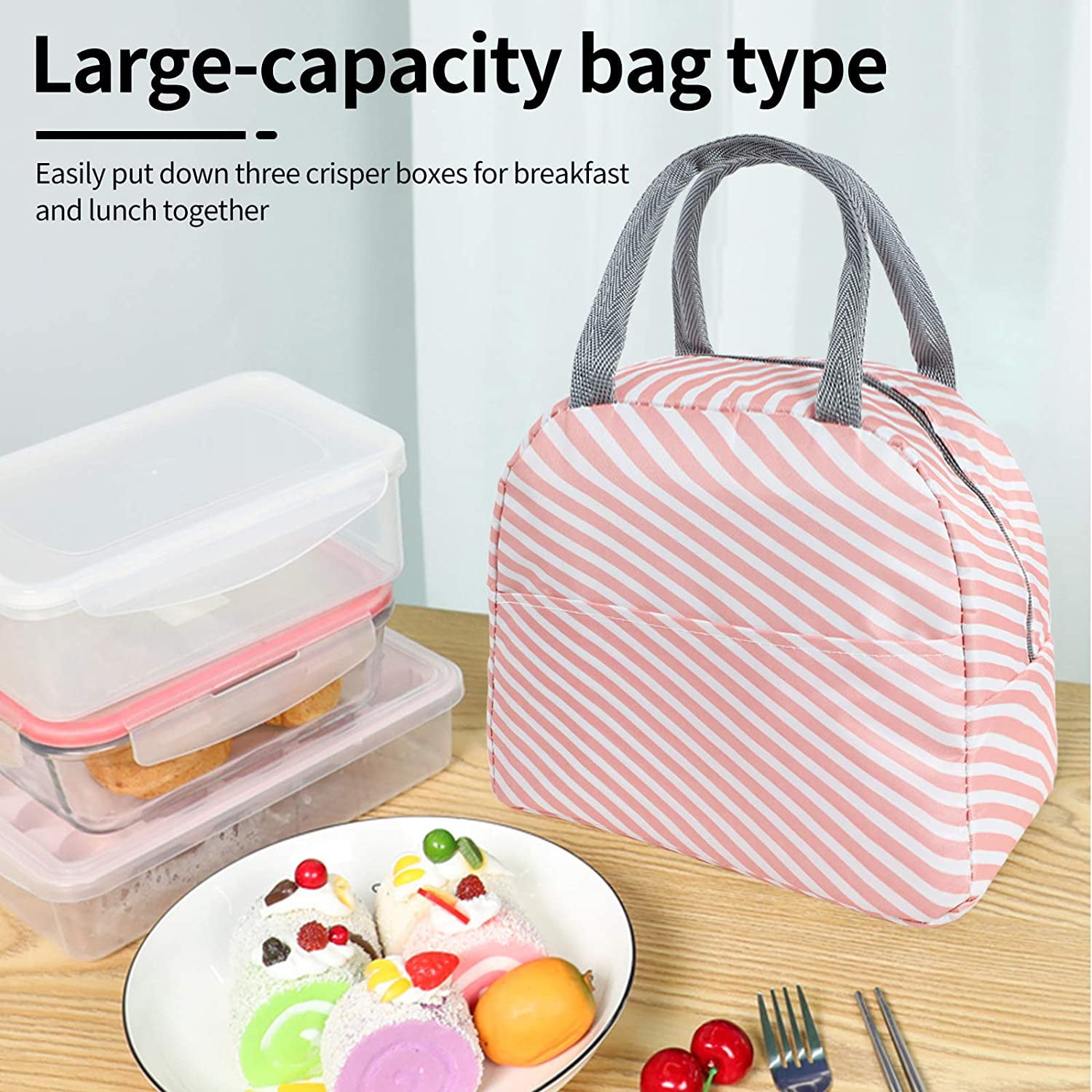Yitote Lunch Box for Women with 4 Icepacks,Cute Lunch Bags for Women with  Bottle Holder,Lunch Bag Wo…See more Yitote Lunch Box for Women with 4