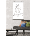 thumbnail image 3 of Woman - Continuous Line Drawing Wall Poster, 22.375" x 34", 3 of 3