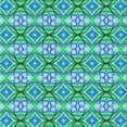 thumbnail image 1 of Ahgly Company Machine Washable Indoor Square Transitional Glacial Blue Ice Blue Area Rugs, 5' Square, 1 of 7