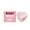 C, variant on B Heart Shaped Dual Color Blush For Natural Long Lasting 3G