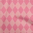 thumbnail image 1 of oneOone Polyester Spandex Pink2 Fabric Check Argyle Craft Projects Decor Fabric Printed By The Yard 56 Inch Wide, 1 of 4
