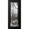 thumbnail image 2 of Blaustein, Alan 9x18 Black Modern Framed Museum Art Print Titled - Jardin du Luxembourg Banc, 2 of 5