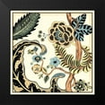 thumbnail image 2 of Zarris, Chariklia 12x12 Black Modern Framed Museum Art Print Titled - Jacobean Tile I, 2 of 5