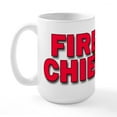 thumbnail image 2 of CafePress - Fire Chief Large Mug - 15 oz Ceramic Large White Novelty Mug, 2 of 6