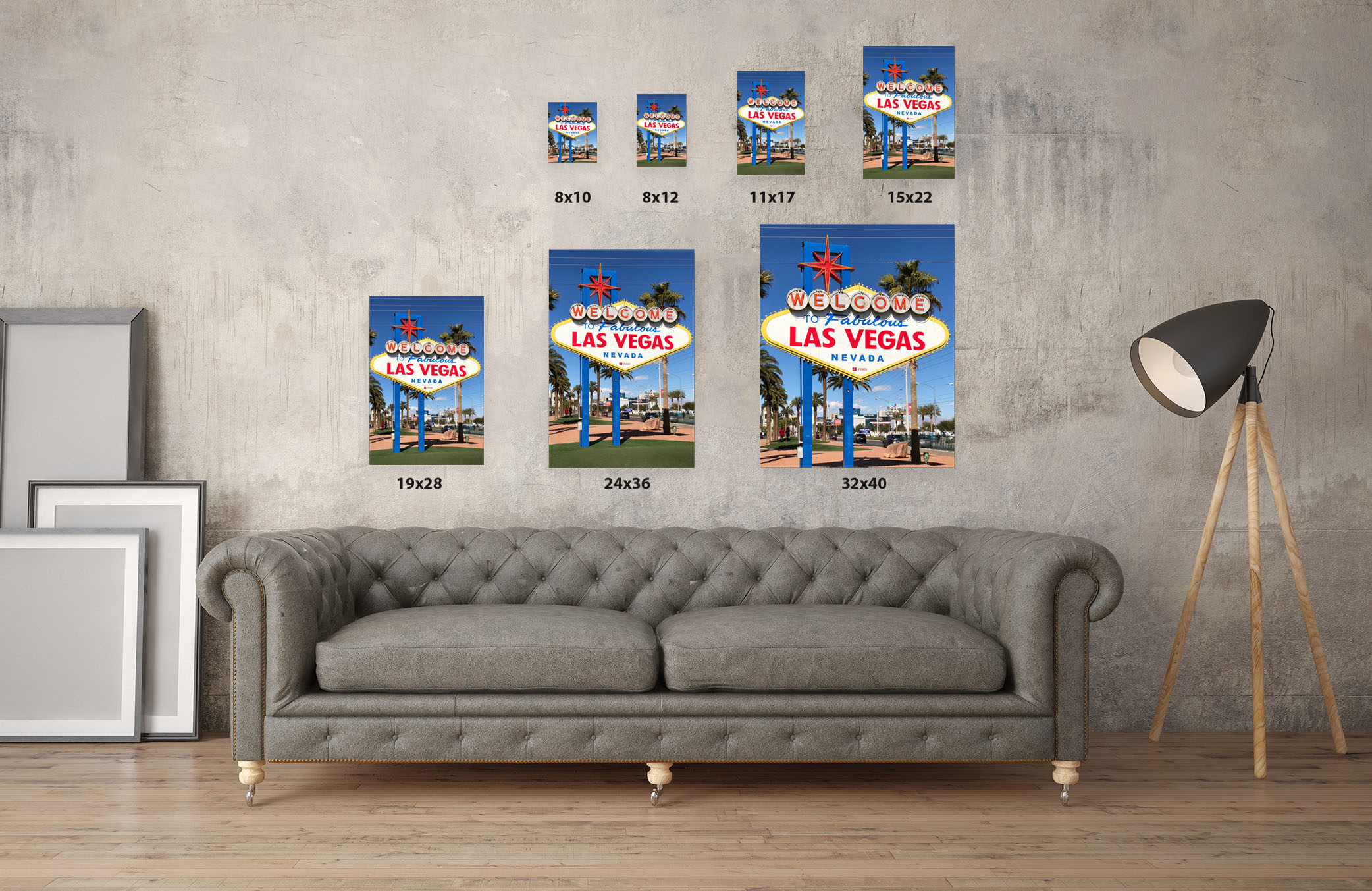Awkward Styles Welcome to Fabulous Las Vegas Sign Poster Artwork Las Vegas Unframed Decor for Office Welcome to Fabulous Las Vegas Poster Wall Art Printed Photo American Poster Stylish Decor Ideas - image 3 of 3