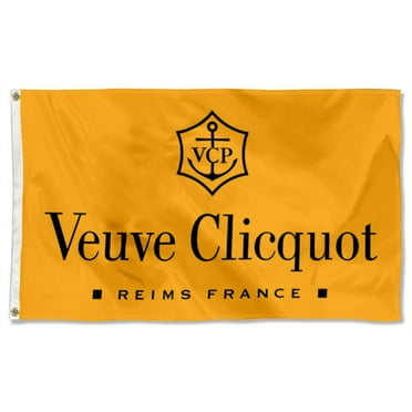APFoo Veuve Clicquot Flags Banner Home Yard Garden Decor 3x5Feet