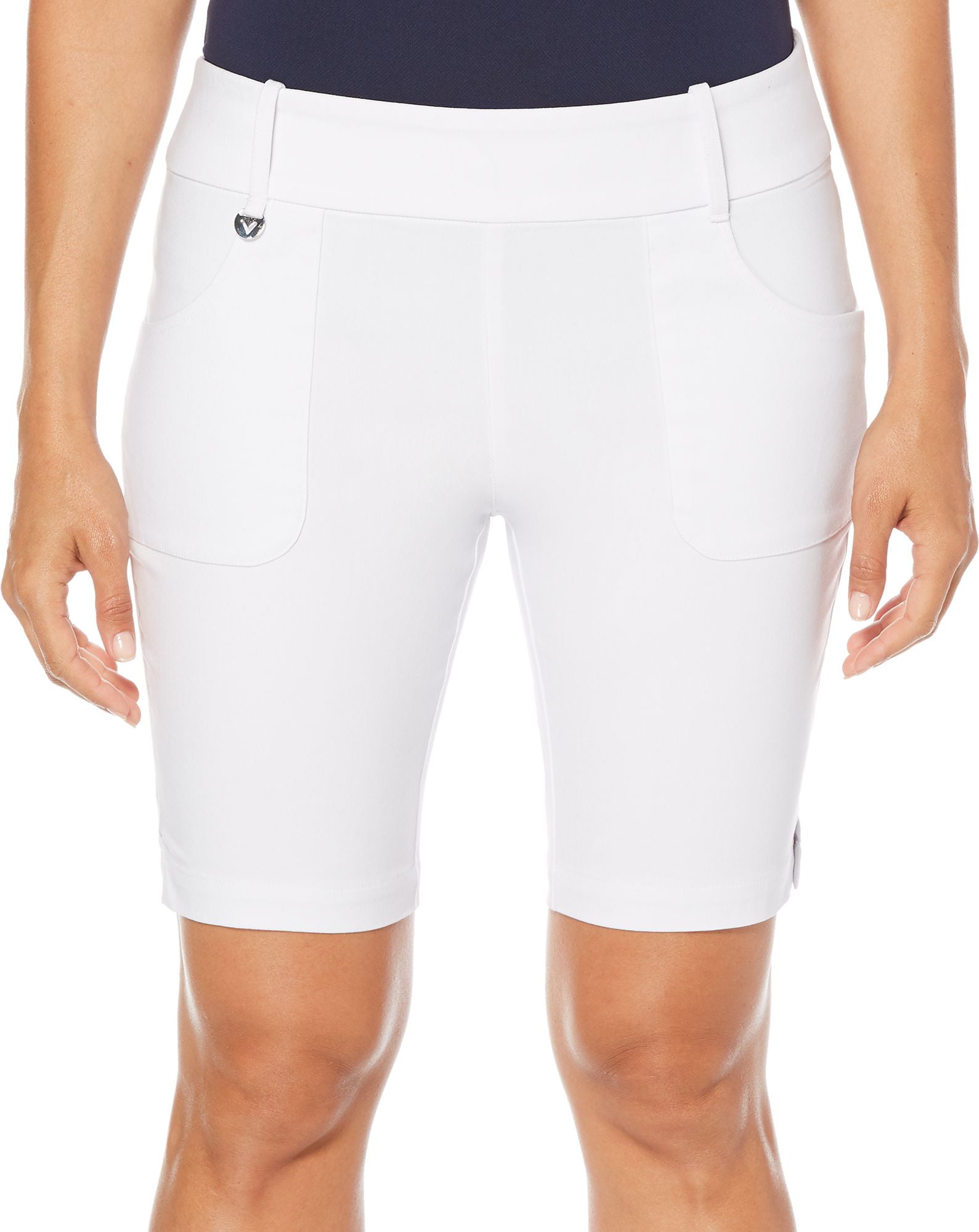 Callaway Women's 19” Tech Stretch Solid Golf Shorts - Walmart.com ...