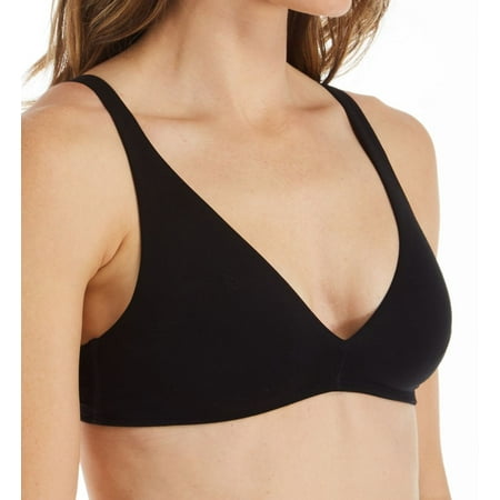 

Women s Calida 04375 Natural Comfort Cotton Soft Cup Bra (Black 36C)