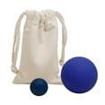 thumbnail image 4 of 2 pelotas de , equipo de fitness, pelotas de yoga para mujeres para entrenar el cuello y la espalda Azul oscuro, 4 of 8