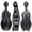 Black, variant on MI&VI CP-7006 Pure Poly Carbon Fiber Cello Case 4/4 Hard Shell 11lb (Full Size) with Wheels | Carry Straps | Rigid Protection | Tough Shell (White)