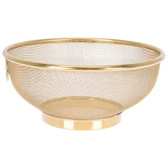 GOOHOCHY Fina de malla acero inoxidable colador de colador de arroz de arroz canasta de filtros