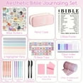 thumbnail image 4 of Bible Study Supplies Journaling Kit for Women, Bible Study Kit Includes Prayer Journal, Emergency Card, Highlighters, Tabs & More for Journaling. Great for Christian Gifts Scripture Study, 4 of 6