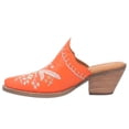 thumbnail image 3 of Dingo Womens Wildflower Floral Embroidered Round Toe Mules  Boots Shoes, 3 of 5