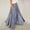 Blue, variant on JNGSA Women's Plaid Maxi Skirt with Pocket Fall Skirts Loose Casual High Waist Skirt Elegant Flowy Long Skirt
