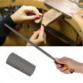 thumbnail image 5 of 12-Inch Round Mill Steel File Rasp With Handle For Metal Shaping And Sharpening, 5 of 6