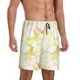 thumbnail image 2 of Fuzoiu Lemon Potatoes Print Pajama Shorts for Men, Men's Pajama Bottoms,Mens Lounge Sleepwear,Pajama Pants with Pocket-3X-Large, 2 of 6