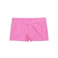 thumbnail image 4 of Nyeemya Girls Volleyball Shorts for Gymnastics Dance Athletics Spandex Kids Team Sports Short Pants Pink 3-4, 4 of 5