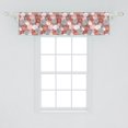 thumbnail image 2 of Ambesonne Japanese Print Window Valance, Flowers Fashion Art, 54" X 12", Cinnamon Pale Grey Blush, 2 of 3