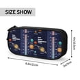 thumbnail image 4 of Goofa Solar System Pattern Big Capacity Pencil Pen Case Office College Large Storage High Capacity Bag Pouch Holder Box Organizer, 4 of 9