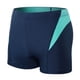 thumbnail image 1 of Los bañadores impermeables de la piel del tiburón cinco de los hombres de los troncos de natación fijaron los troncos de natación del color sólido de los hombres, 1 of 6