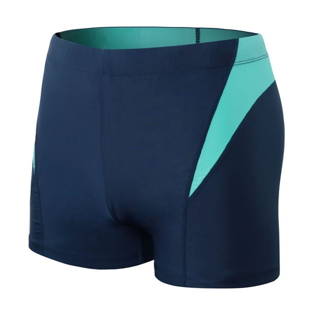Los bañadores impermeables de la piel del tiburón cinco de los hombres de los troncos de natación fijaron los troncos de natación del color sólido de los hombres