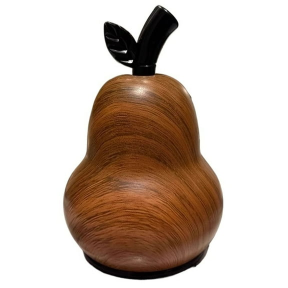Creative Retro Walnut Wood Pear Shaped Toothpick Box, Household Cute Toothpick Tube
