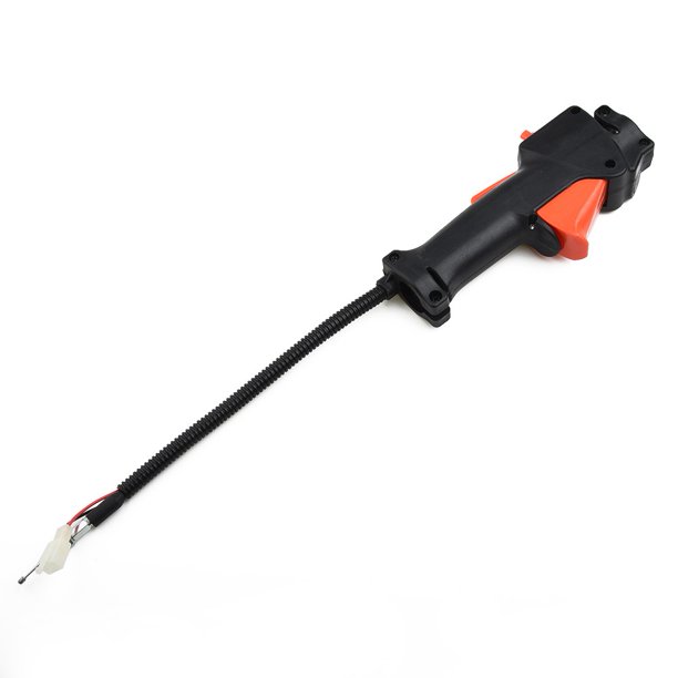 Leke Lawn Mower Switch, Orange Throttle Cable Handle Trigger on off
