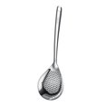 thumbnail image 2 of Cuchara ranurada para espumadera de acero inoxidable 304 con orificios para colgar pulidos y mango largo para Pequeño, 2 of 9