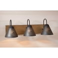 thumbnail image 3 of Irvins Country Tinware 3 Light Crestwood Bathroom Vanity Light in Pearwood 26 inches, 3 of 4