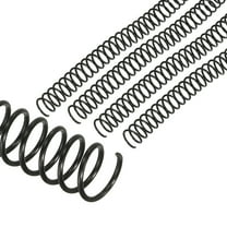 Uxcell 16mm(5/8") Plastic Spiral Binding Coils, 20 Pcs Binding Spirals 140 Sheet Capacity 3:1 Pitch Binding Spirals for Binding Paper Sheets, Black