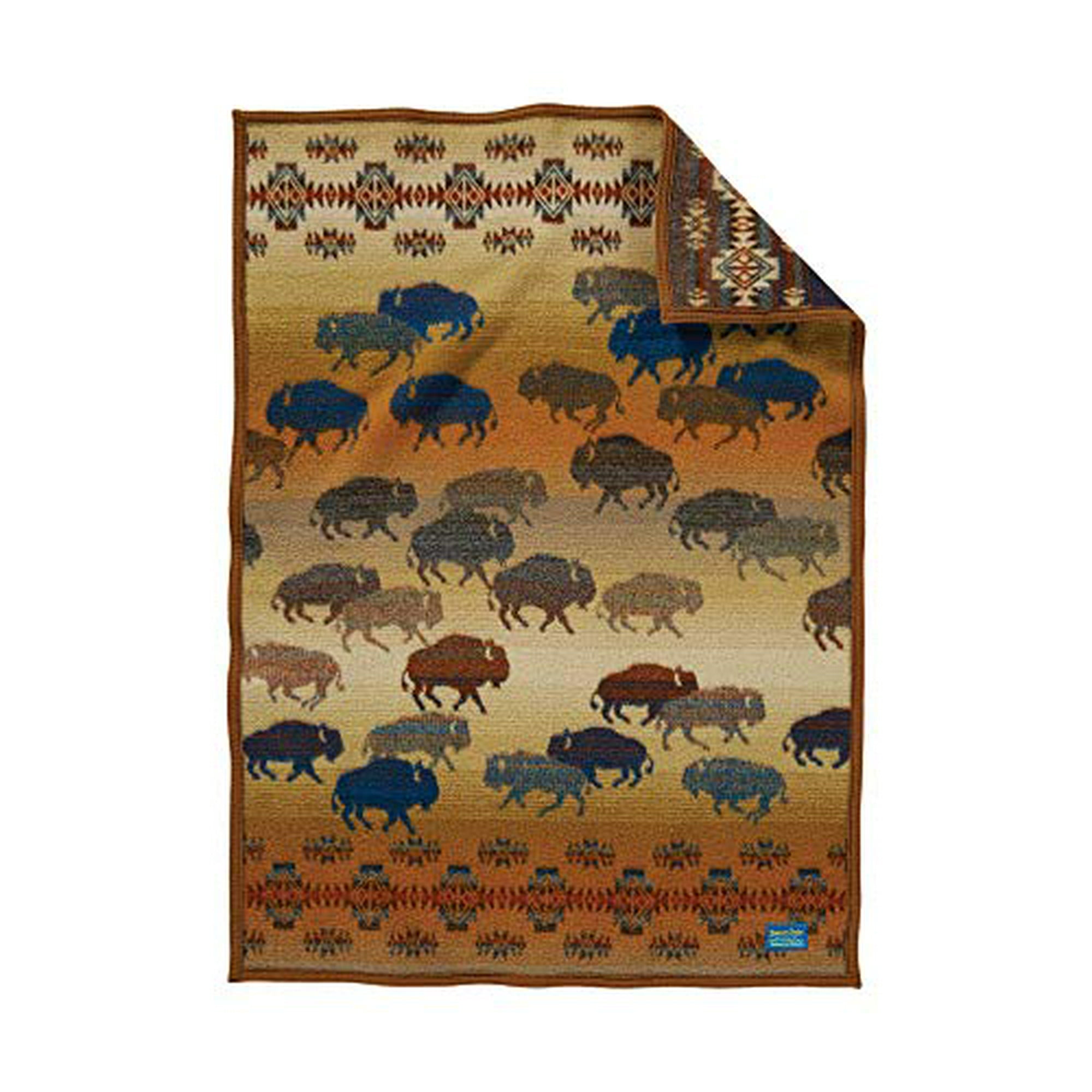 Pendleton Prairie Rush Hour Muchacho Wool Baby Blanket