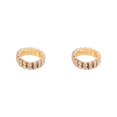 thumbnail image 4 of Guardoinrt Exquisite Inlaid Ring Durable Alloy With Shimmering Diamonds For Luxurious Feel golden 2 rows 2Set, 4 of 6