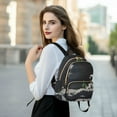 thumbnail image 6 of FORMRS Mini Backpack Purse for Women Travel Daypack Casual Shoulder Bag, Sitting on The Moon, 6 of 7