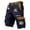 Navy-C, variant on Men's Cargo Shorts with Multi Pockets - Casual Hiking Summer Shorts for Outdoor Activities, Relaxed Fit Brushed twill fabric, Lightweight Breathable,Grey,L