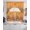 Orange Pumpkin Orange, variant on Plaid Pumpkins Fall Swag Kitchen Curtains Sets for Windows 24 Inch Length, Harvest Thanksgiving Botanical Leaves Short Window Curtain Panels Swags Valances and Tiers 3 Piece Set for Cafe/Dining Room