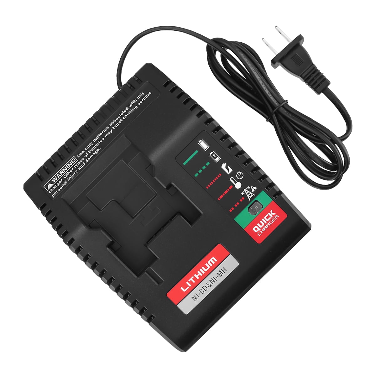 Compatible 18V Battery Charger For Porter-Cable PC18B, PC18BL, PC18BLCK – PCXMVC Model, Li-ion & Ni-CD