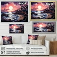 thumbnail image 4 of Designart "Blush Shoreline Craftsmanship" Coastal Beach Canvas Print, 4 of 5