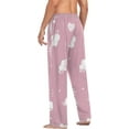 thumbnail image 6 of Galaxy Space Planets Ghost Pajama Pants, Men's Lounge Pants Light with Drawstring and Pockets, Christmas New Year Birthday Father's Day Gifts, Small, 6 of 7