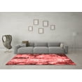 thumbnail image 3 of Ahgly Company Indoor Square Oriental Red Industrial Area Rugs, 7' Square, 3 of 4