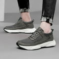 thumbnail image 2 of Men's Sneakers Height Increasing Fashionable Breathable Mesh Running Shoes Casual Athletic Footwear, 2 of 9