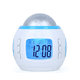 thumbnail image 1 of Reloj Despertador Con Proyección De Estrellas Para Niños Blanco detalles azul, 1 of 5