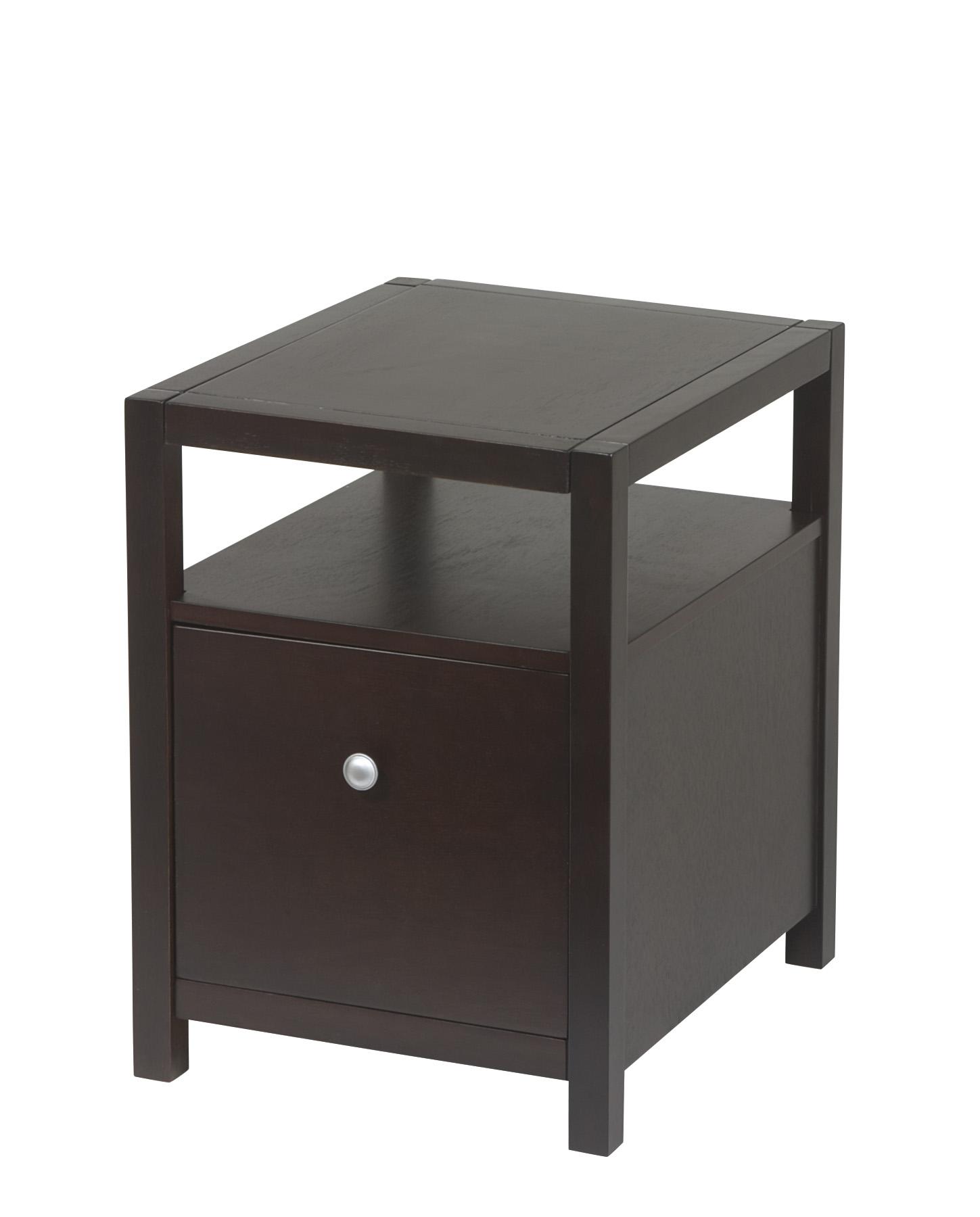 Hampton Mobile File Cabinet in Espresso Finish - Walmart ...