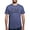 Heather Blue, variant on - Pi Alpha Phi Dad T Shirt - Mens Tri-blend T-Shirt