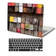 thumbnail image 1 of KSK KAISHEK Plastic Hard Shell Cover Compatible 2015 - 2012 Rel. MacBook Pro 15 inchs Retina Display No Touch + Black Keyboard Cover Model: A1398 Wood grain A 170, 1 of 5
