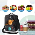 thumbnail image 4 of Disketp Solar System Paper Art Bolsa Térmica Estampada para Almuerzo, Lonchera para Hombres y Mujeres Adultos, 4 of 7