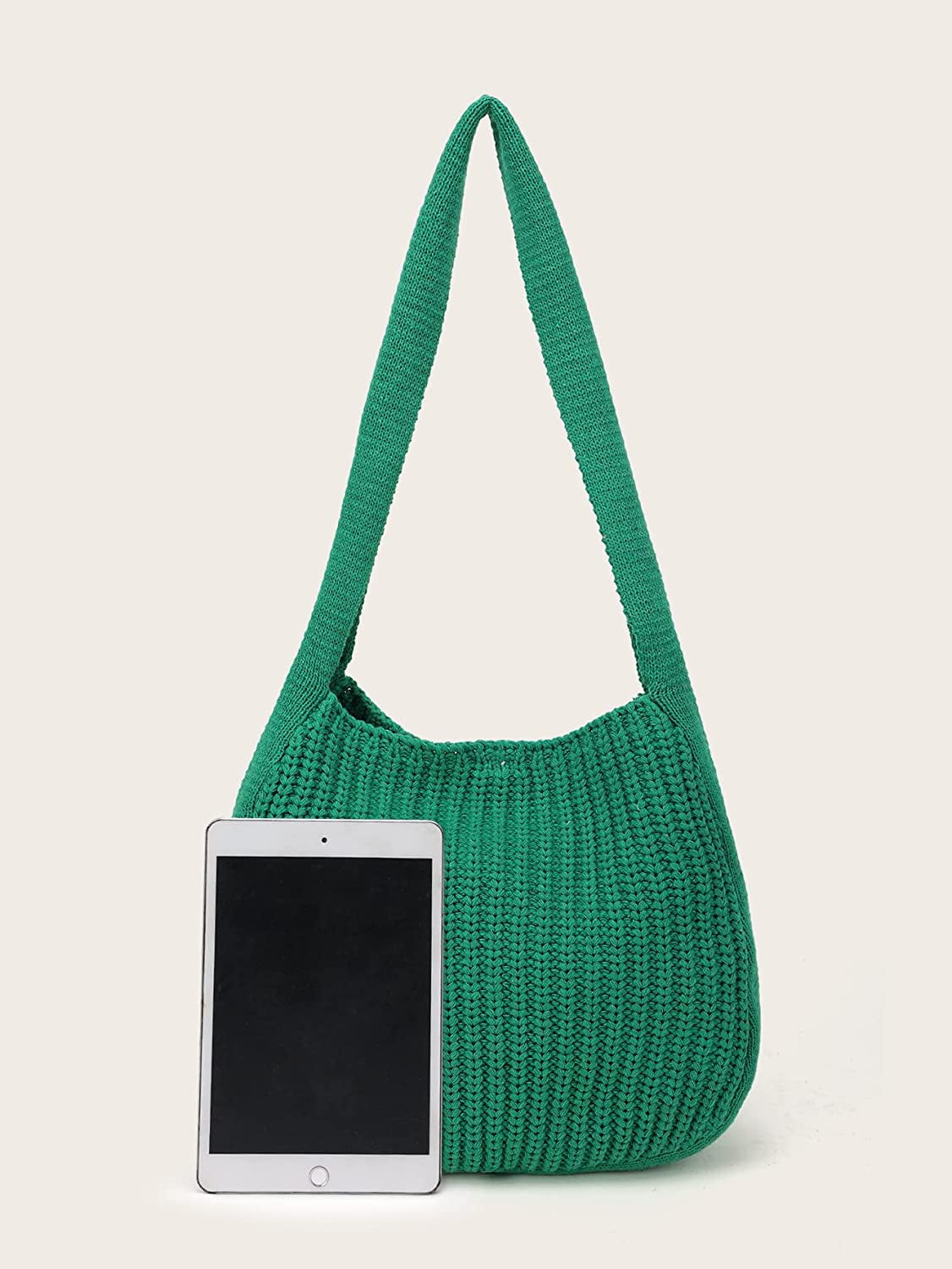 CoCopeaunts Women's Shoulder Handbags Hand crocheted Bags large Shoulder Shopping Bag tote bag aesthetic canvas tote cute tote bags