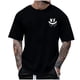 thumbnail image 1 of Camisetas de Cuello de la Tripulación de los Hombres de Poliéster Impreso en Seco Rápido, Cuello Redondo de Corte 3D para Gimnasio, Carrera, Ciclismo Y Ocasional, 1 of 4
