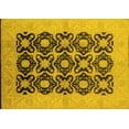 thumbnail image 1 of Ahgly Company Indoor Rectangle Oriental Yellow Traditional Area Rugs, 5' x 8', 1 of 4