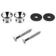 thumbnail image 4 of 20pcs Metal Strap Buttons End Pins With Mounting Screws For Electric Acoustic Guitar, Bass,ukulele, 4 of 5