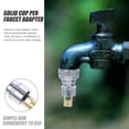 thumbnail image 4 of LNGOOR Faucet To Hose Adapter 1/2 Inch Coupling Washing Machine Adapter Quick Connect Fitting, 4 of 8